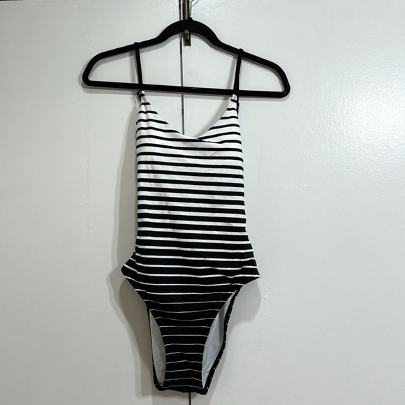 Calvin Klein Striped One Piece Size 10 - Picture 5 of 6